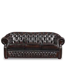 Диван B-128 (3-х местный)  коричневый